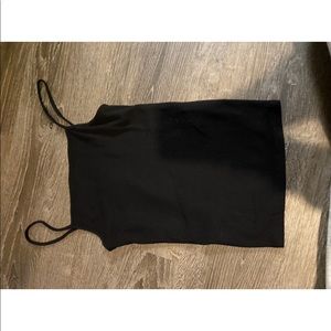 Black Forever 21 Square Neck Tank